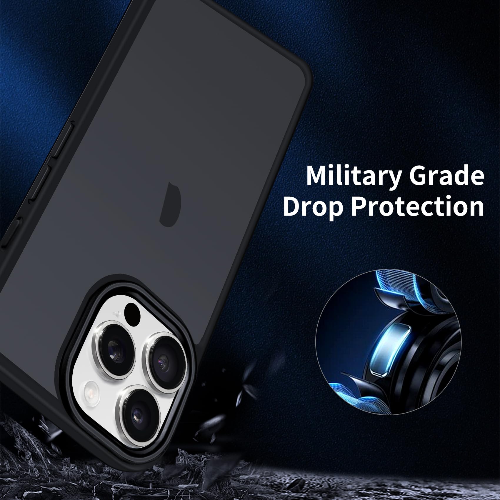 Amazon.com: Dengduoduo for iPhone 16 Pro Max Case Matte, Military
